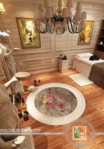  Thiết kế nội thất biệt thự Vinhomes Riverside tân cổ điển đẹp-Khu biệt thự Hoa Lan HL0516